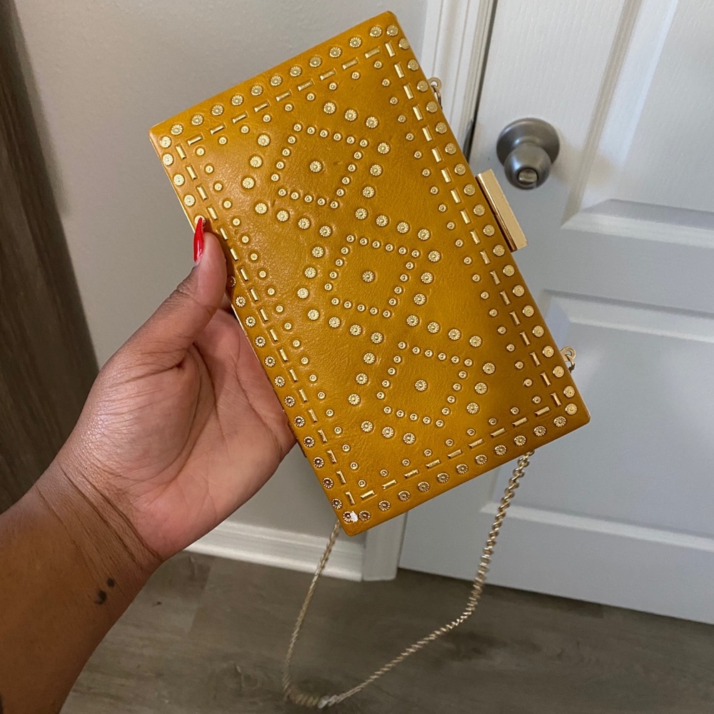 ALDO clutch with strap